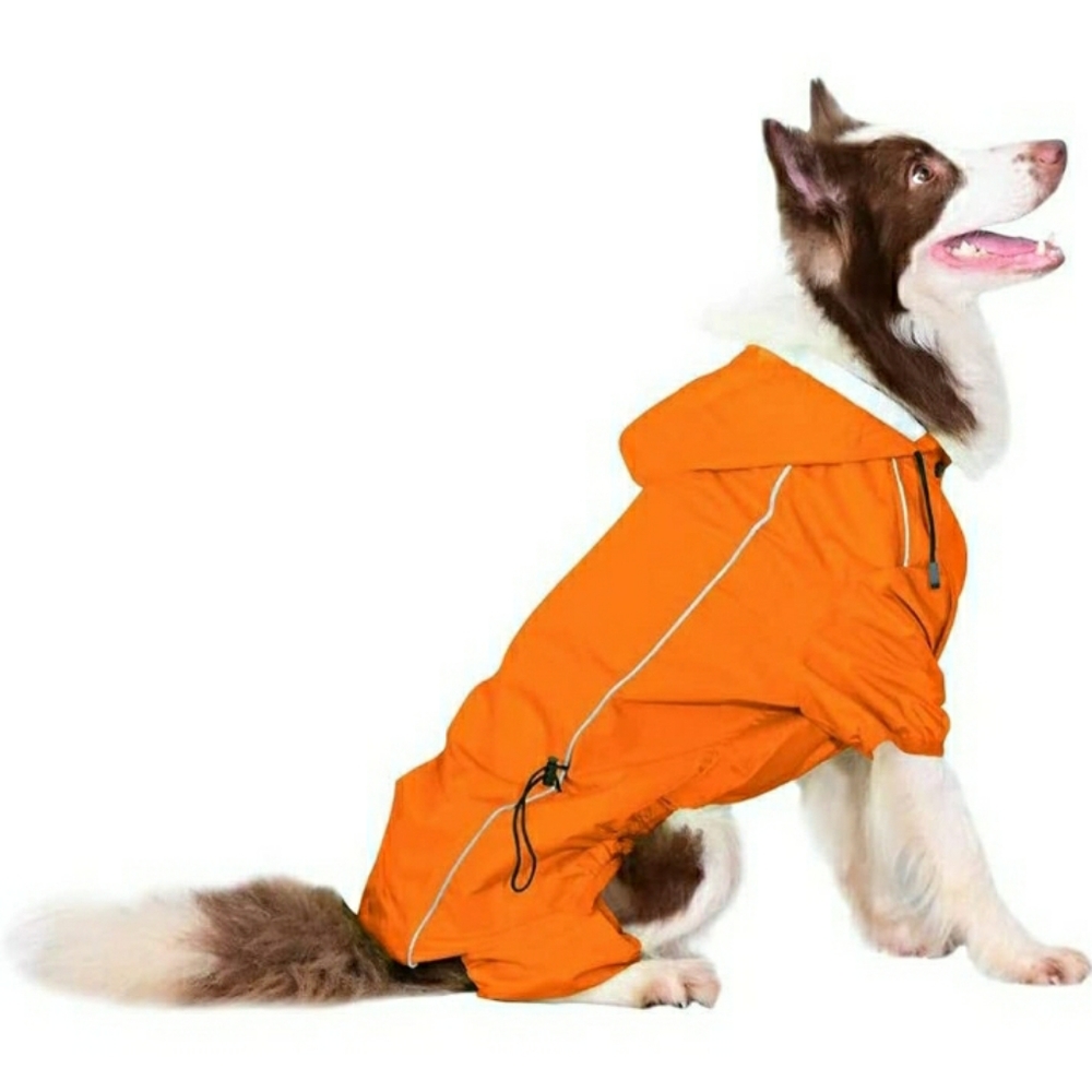 New Dog Rain Poncho With Hood